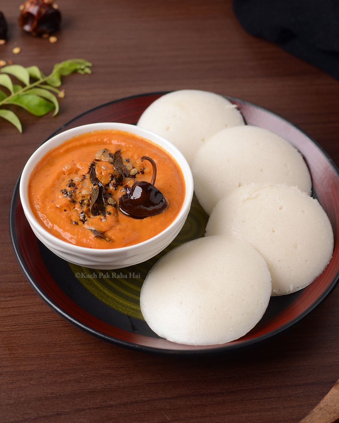 Tomato onion chutney recipe for idli dosa.