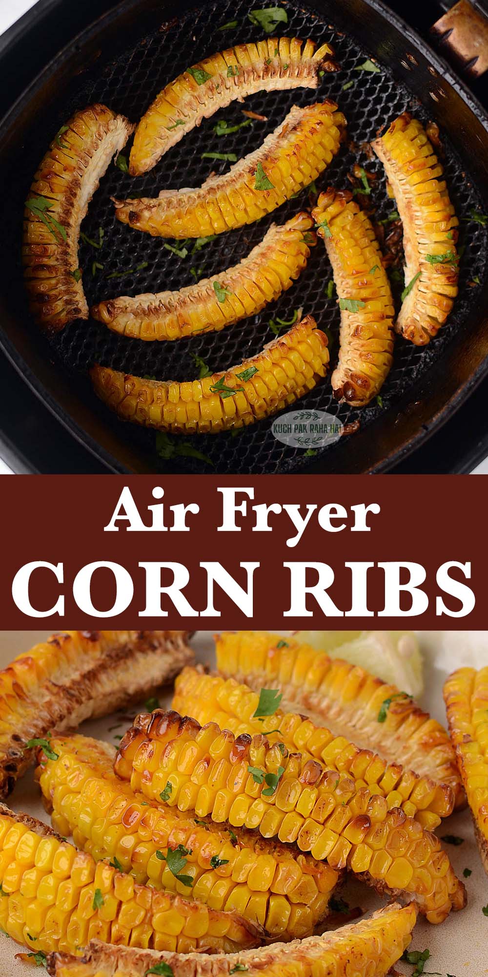 Air fryer corn on the cob ribs.