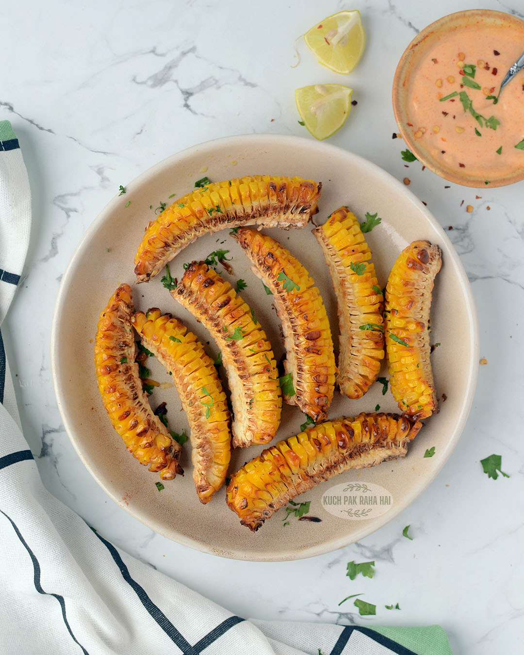 Corn ribs air fryer recipe.