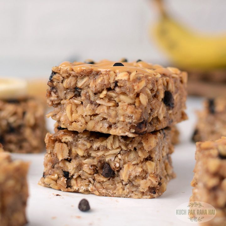Peanut Butter Banana Oatmeal Bars