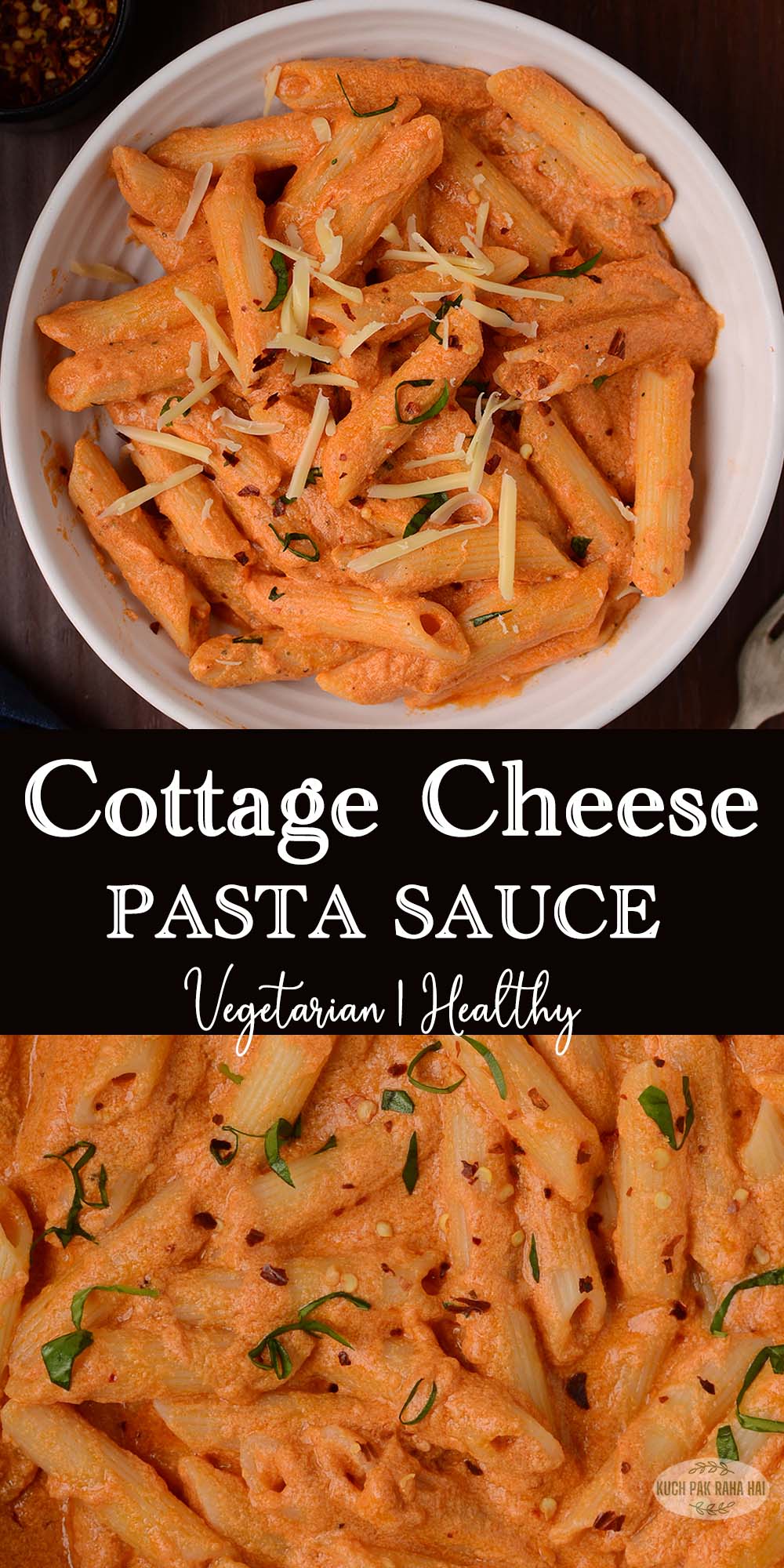 Cottage cheese pasta sauce recipe.