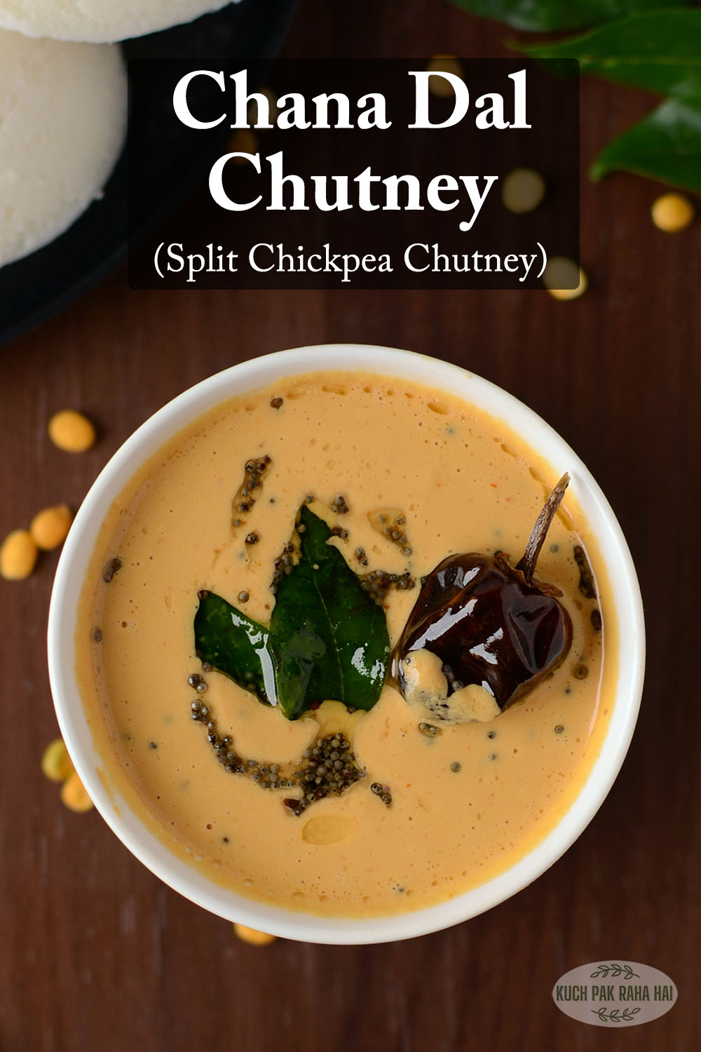 Chana dal chutney for dosa. 