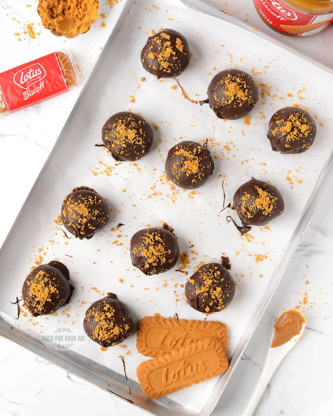 Cookie butter truffles recipe.