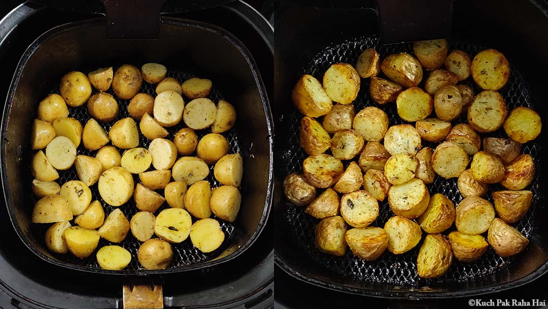 How to roast baby potatoes in air fryer.