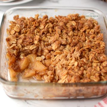 Air fryer apple crisp recipe.