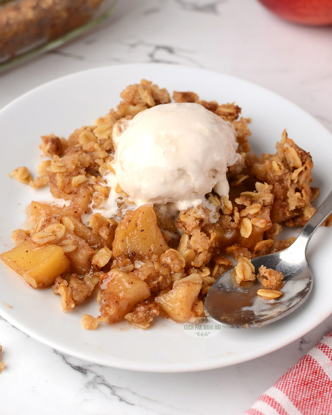 Apple crisp air fryer recipe.