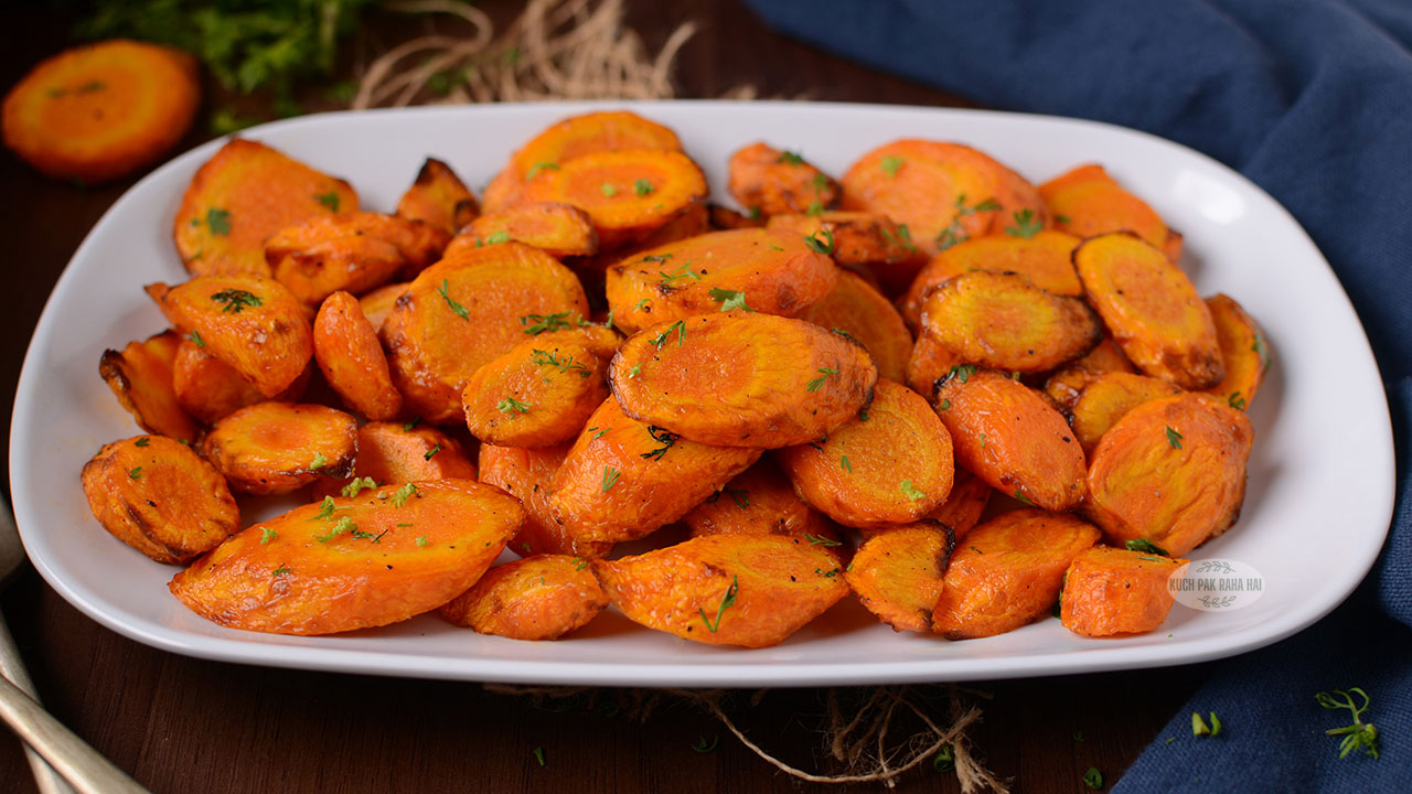 Air fryer carrots recipe.