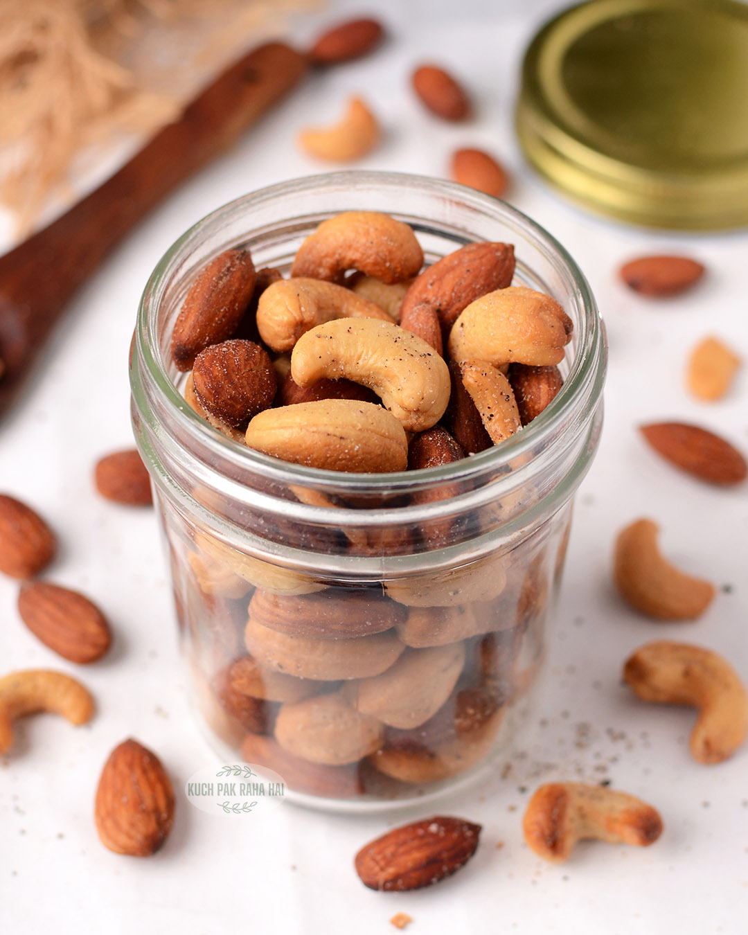 Roasted Nuts in air fryer.