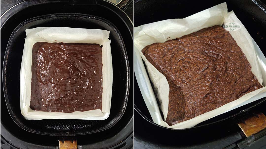 How to make brownies in air fryer.