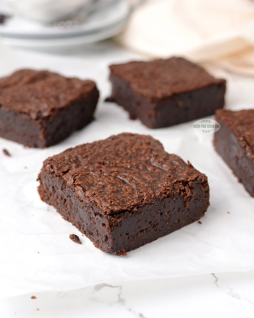 Brownies made in the air fryer.