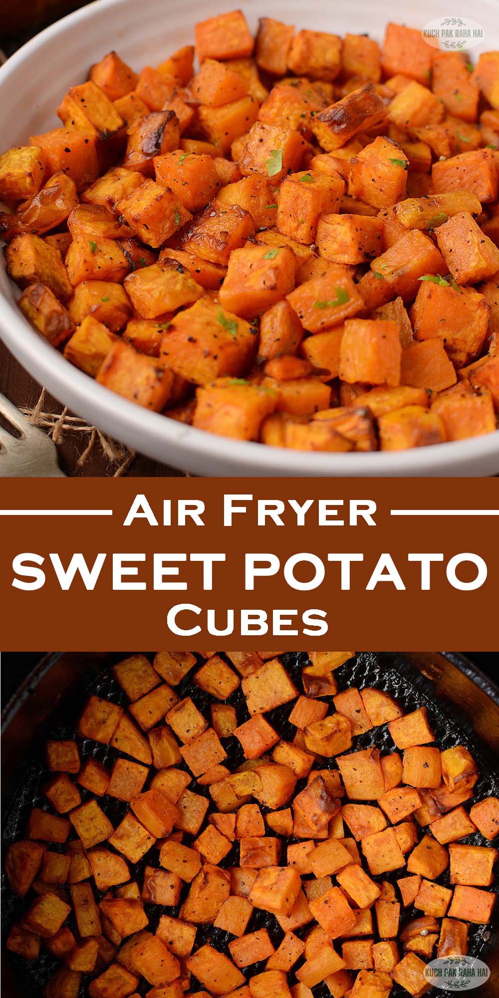 Sweet potatoes in air fryer.