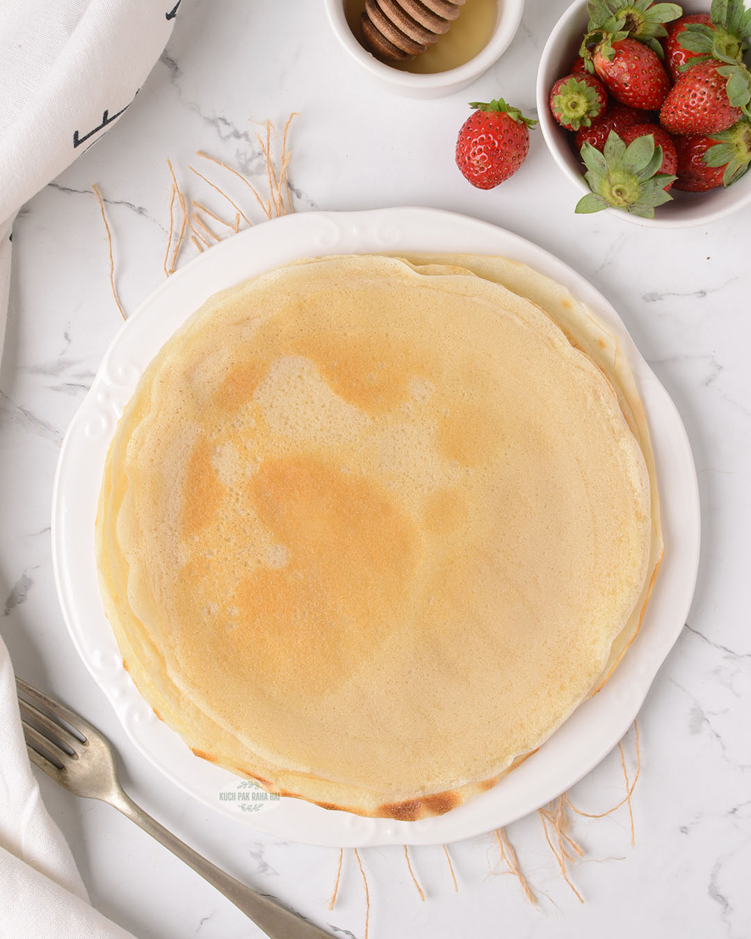 How to make crepes without eggs