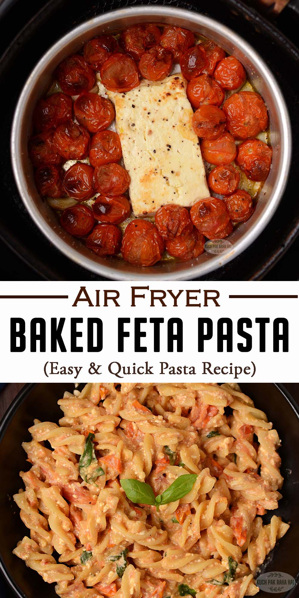 Air fryer pasta recipe.