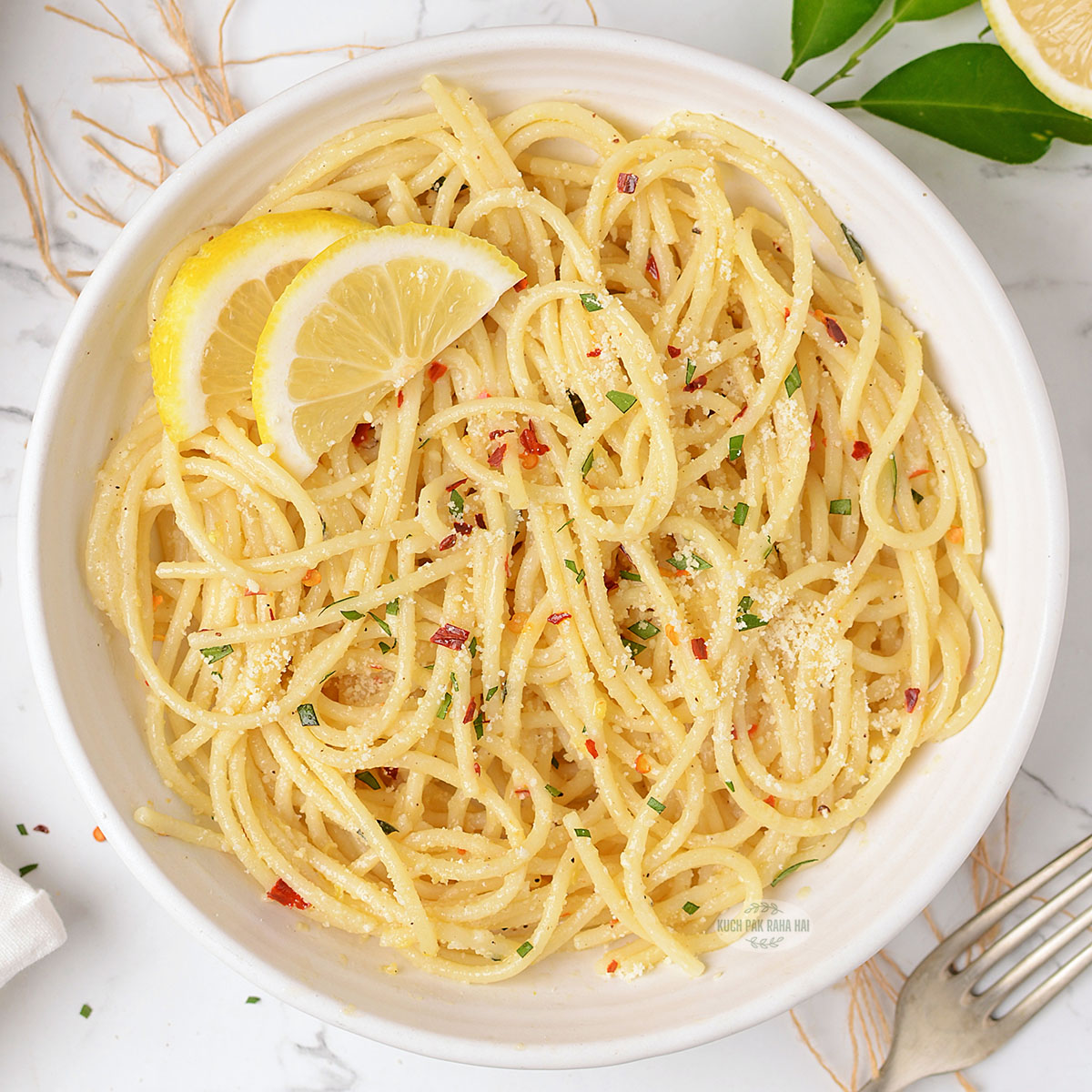 Lemon Garlic Butter Pasta