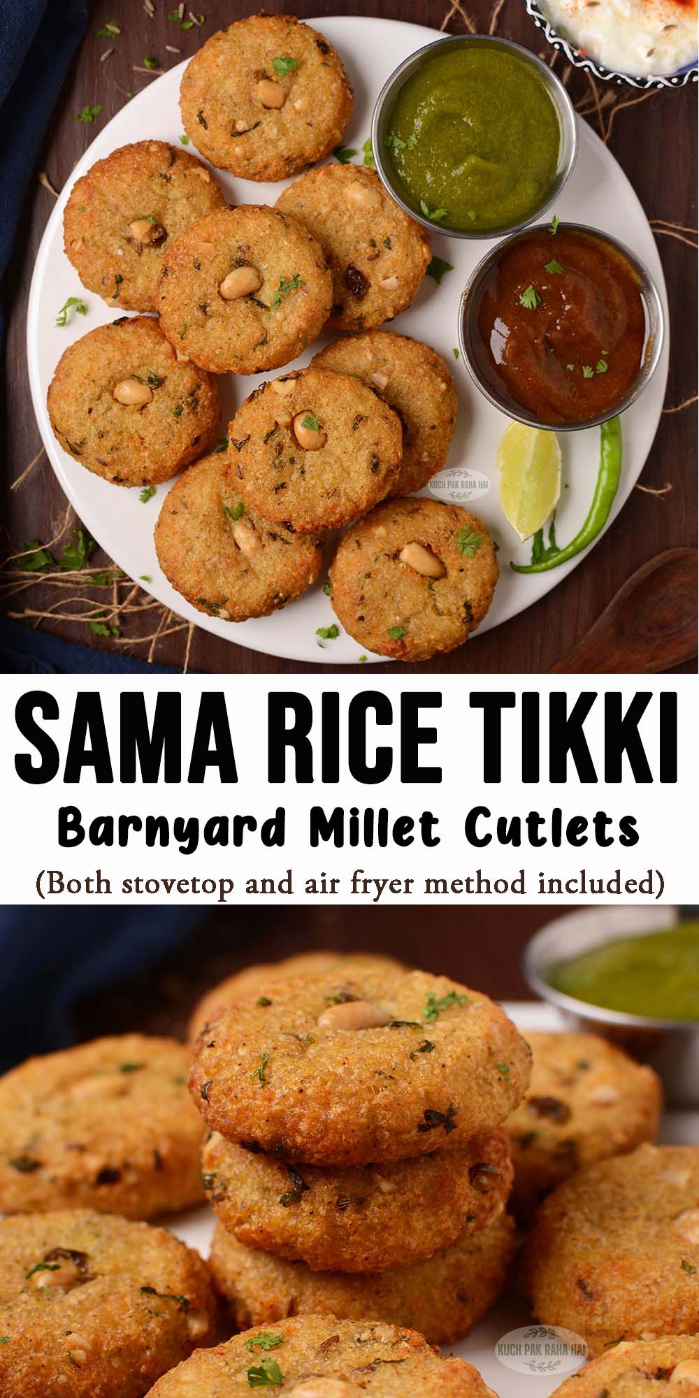 Barnyard millet cutlet recipe.