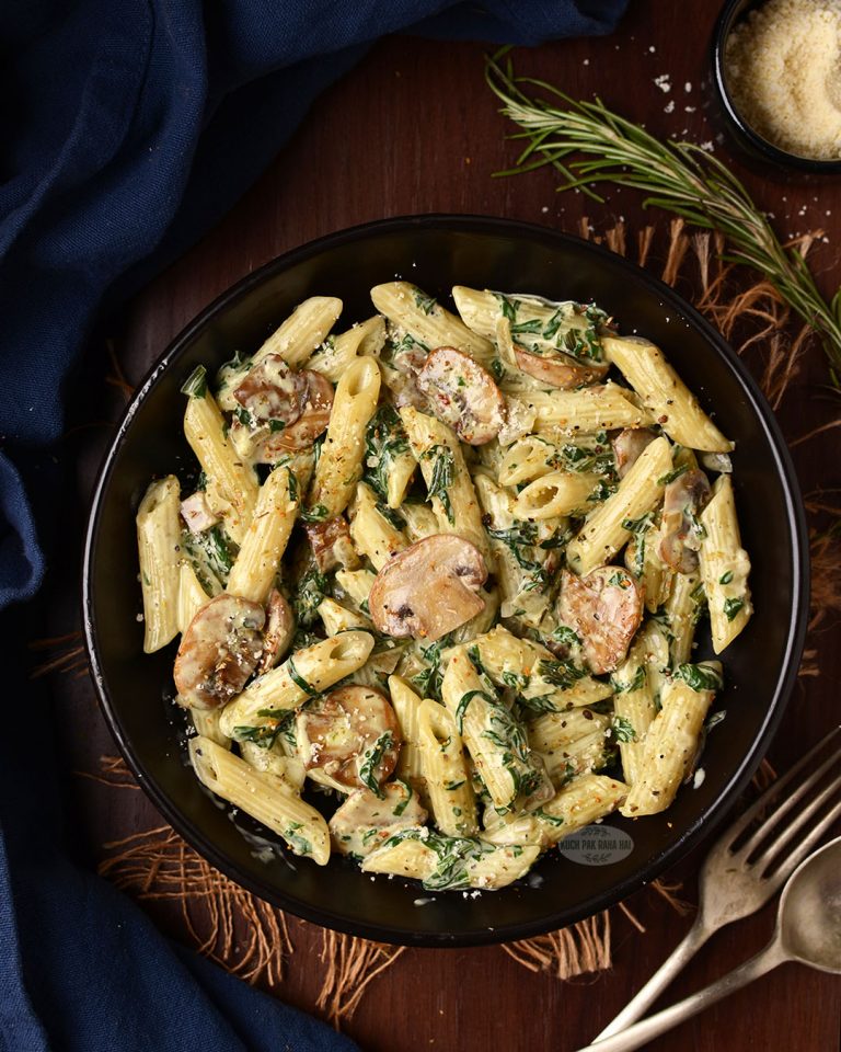 Spinach Mushroom Pasta